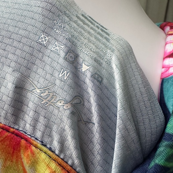 Gottex Hawaiian print golf tennis top (Medium) and skort (Small) set - Picture 4 of 6